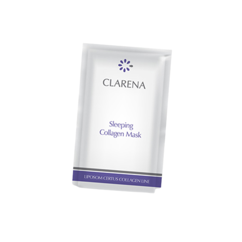 Clarena Sleeping Collagen Mask 5 ml, öömask kollageeniga