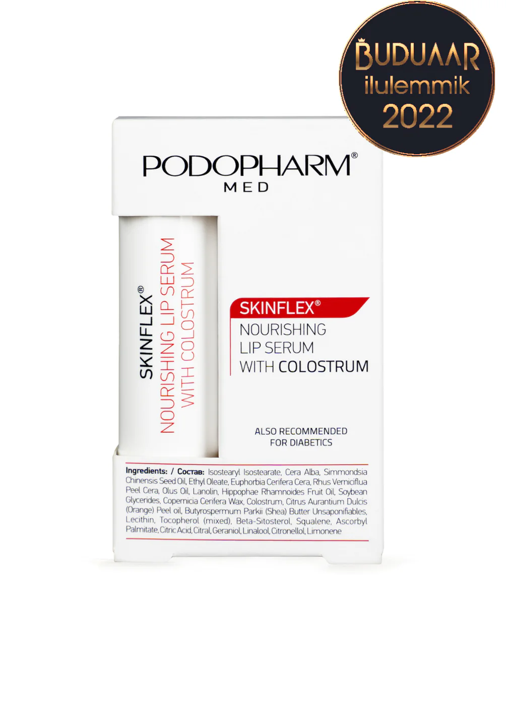 Lip Serum With Colostrum, toitev huulepalsam ternespiimaga (4,9g)