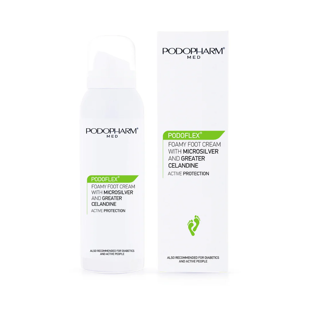 Foamy Foot Cream with Microsilver and Greater Celandine, vahtkreem jalgadele (125ml)