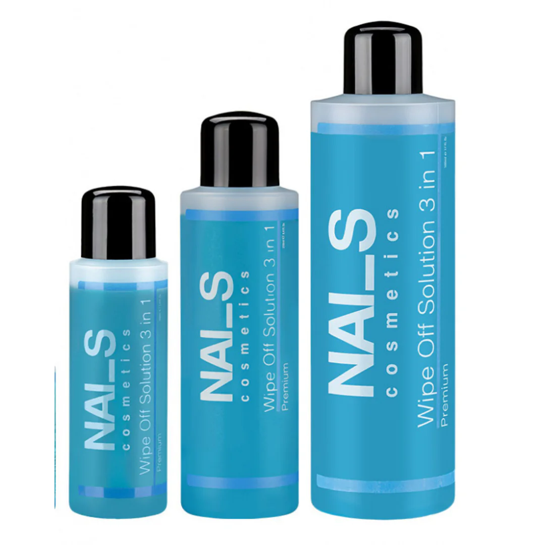 Wipe Off Solution 3 in 1, lahus küüneplaadi ja käte puhastamiseks