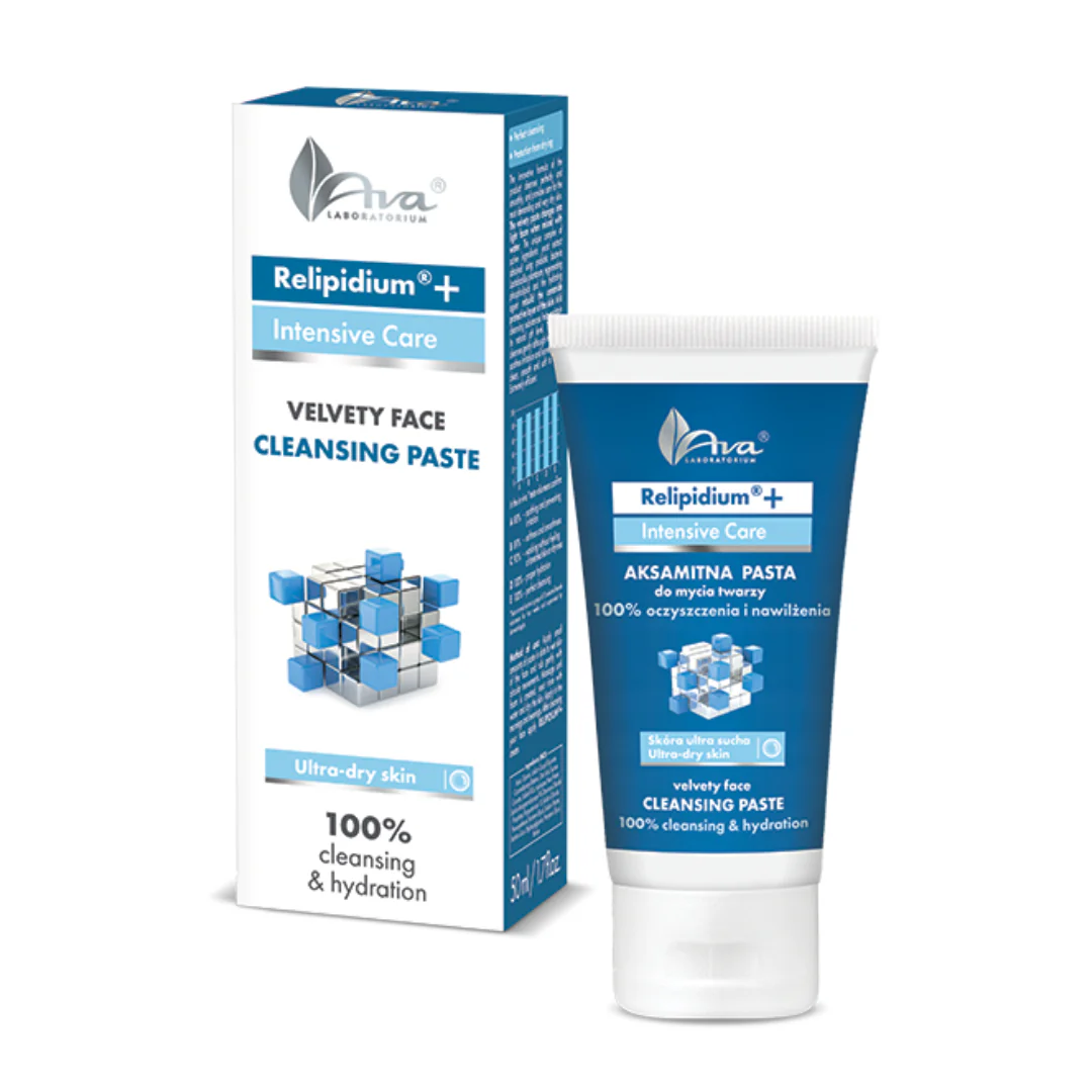 Relipidium+ velvety face näopuhastuspasta (50ml), kuivale nahale