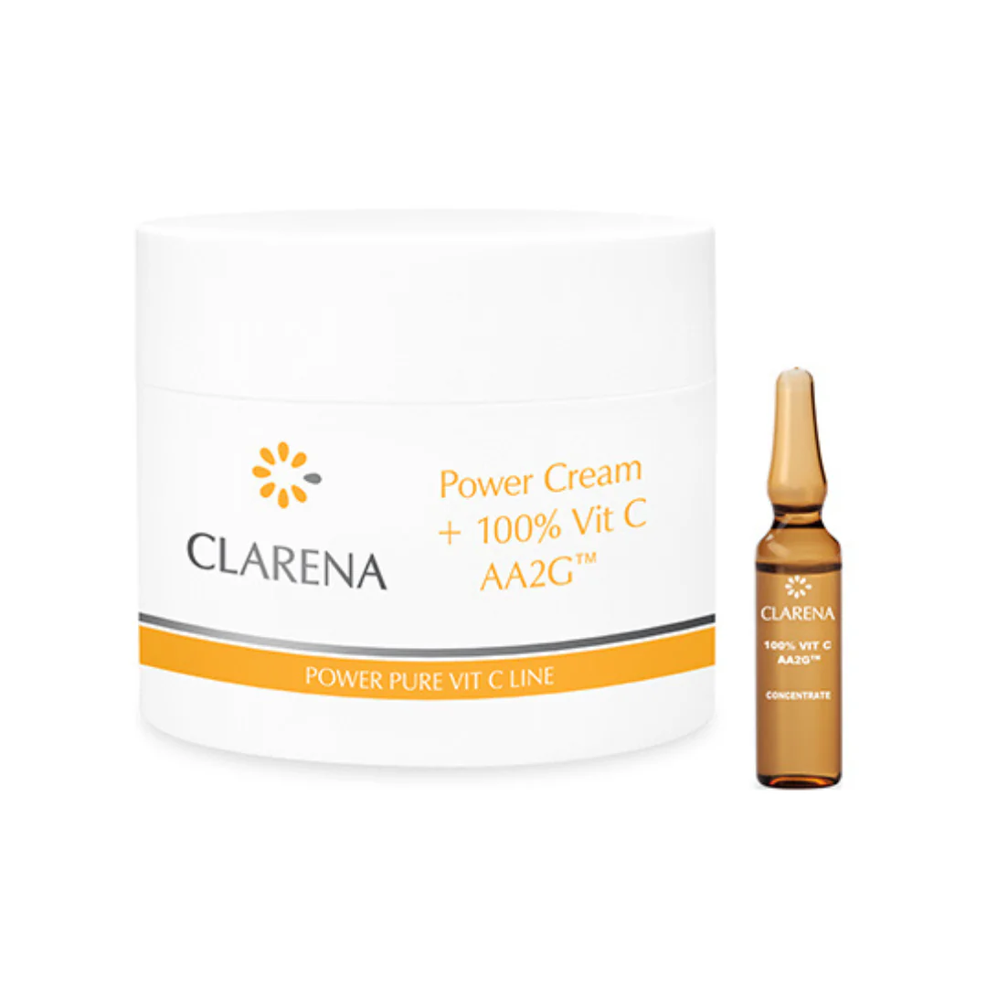 Power cream + 100% vit C AA2G (50 ml + 1,5 ml), küpsele nahale