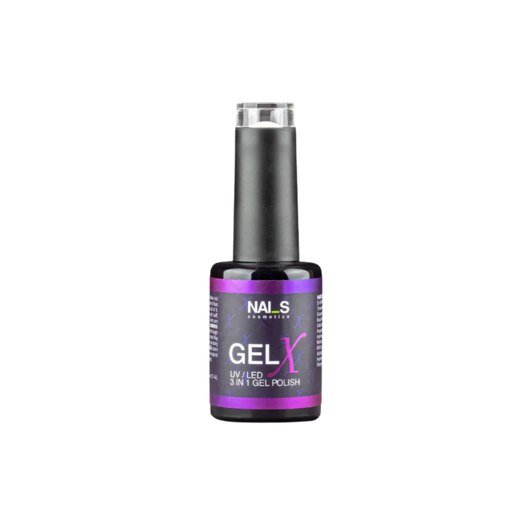 One step geellakk GelX (12 ml), 3:1, aluslakk, geellakk, pealislakk