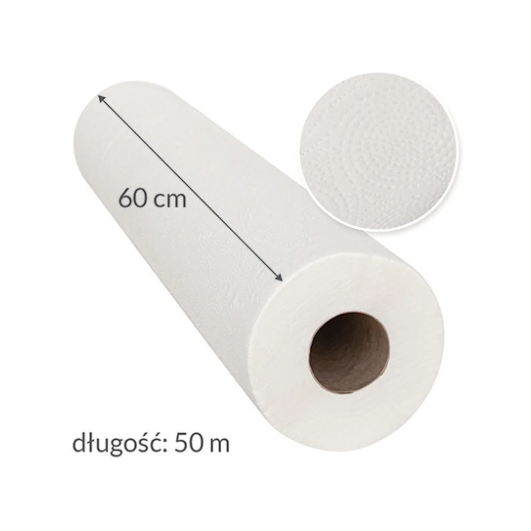 Cellulose bed sheet roll Rubica 60cmx50m, tselluloosist kate kliendivoodile