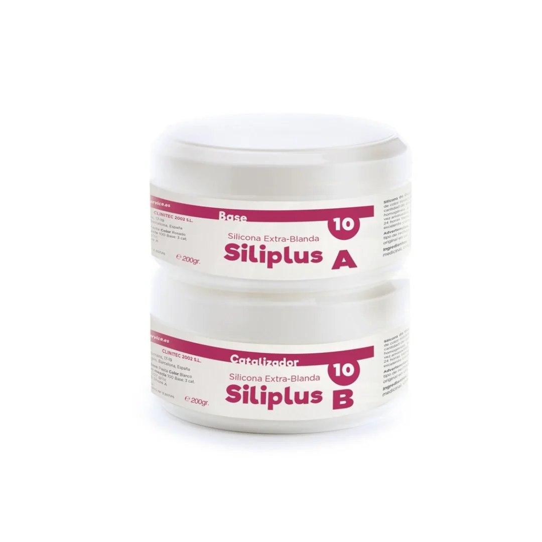 SILIPLUS, ortoosi silikoon ( baas + katalüsaator), poolpehme, 200g+200g - Image 2