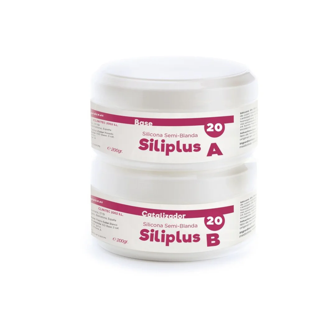 SILIPLUS, ortoosi silikoon ( baas + katalüsaator), poolpehme, 200g+200g