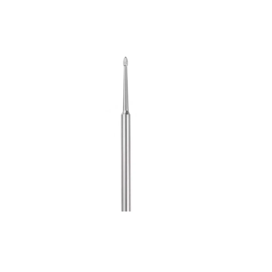 Roostevaba freesiotsik "tilk", mitteabrasiivne, õrnaks töötlemiseks, L-2,5mm,  Ø1,2mm, HBST-189NC.012