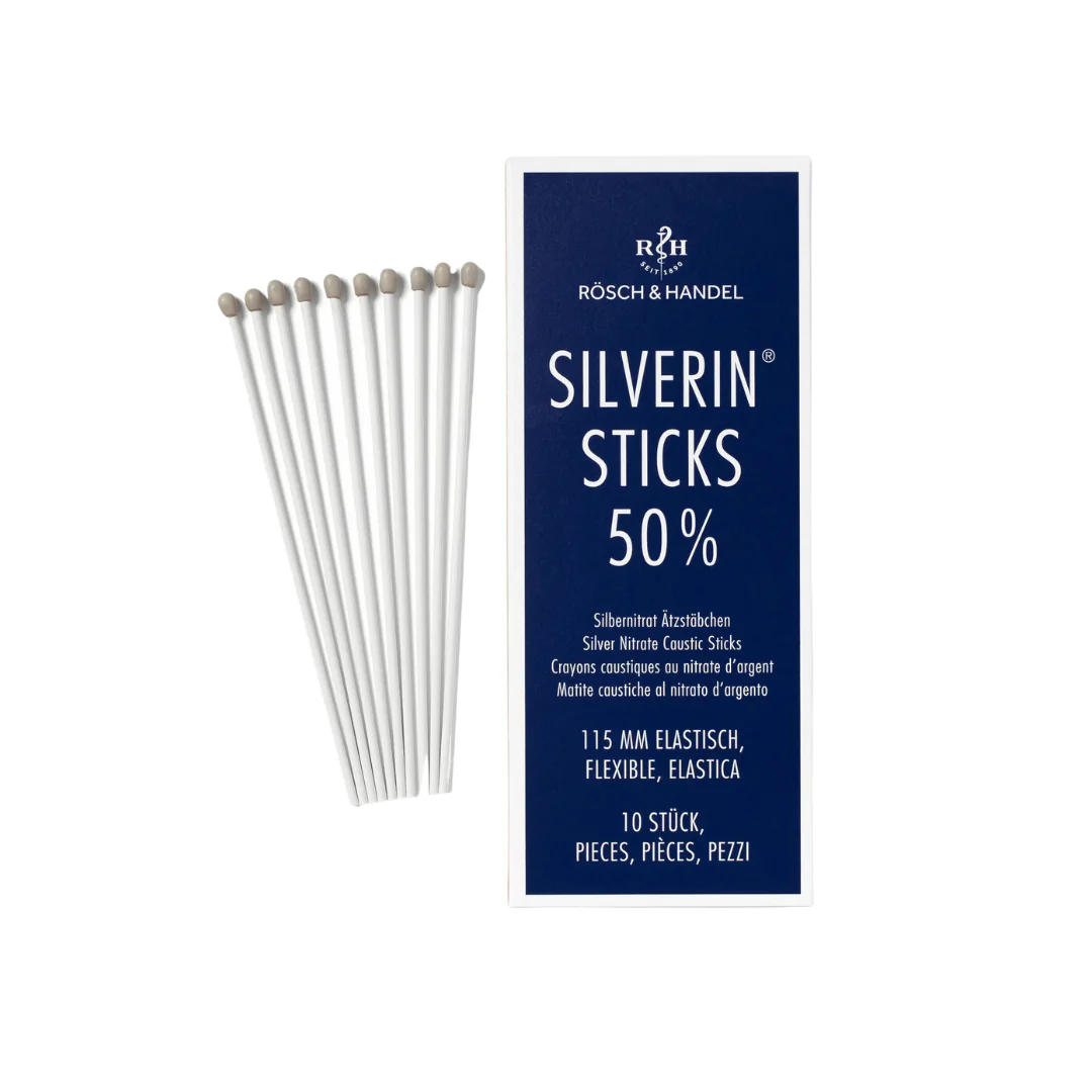 Silverin 50% söövitavad hõbenitraadiga pulgad 115mm, 10 tk