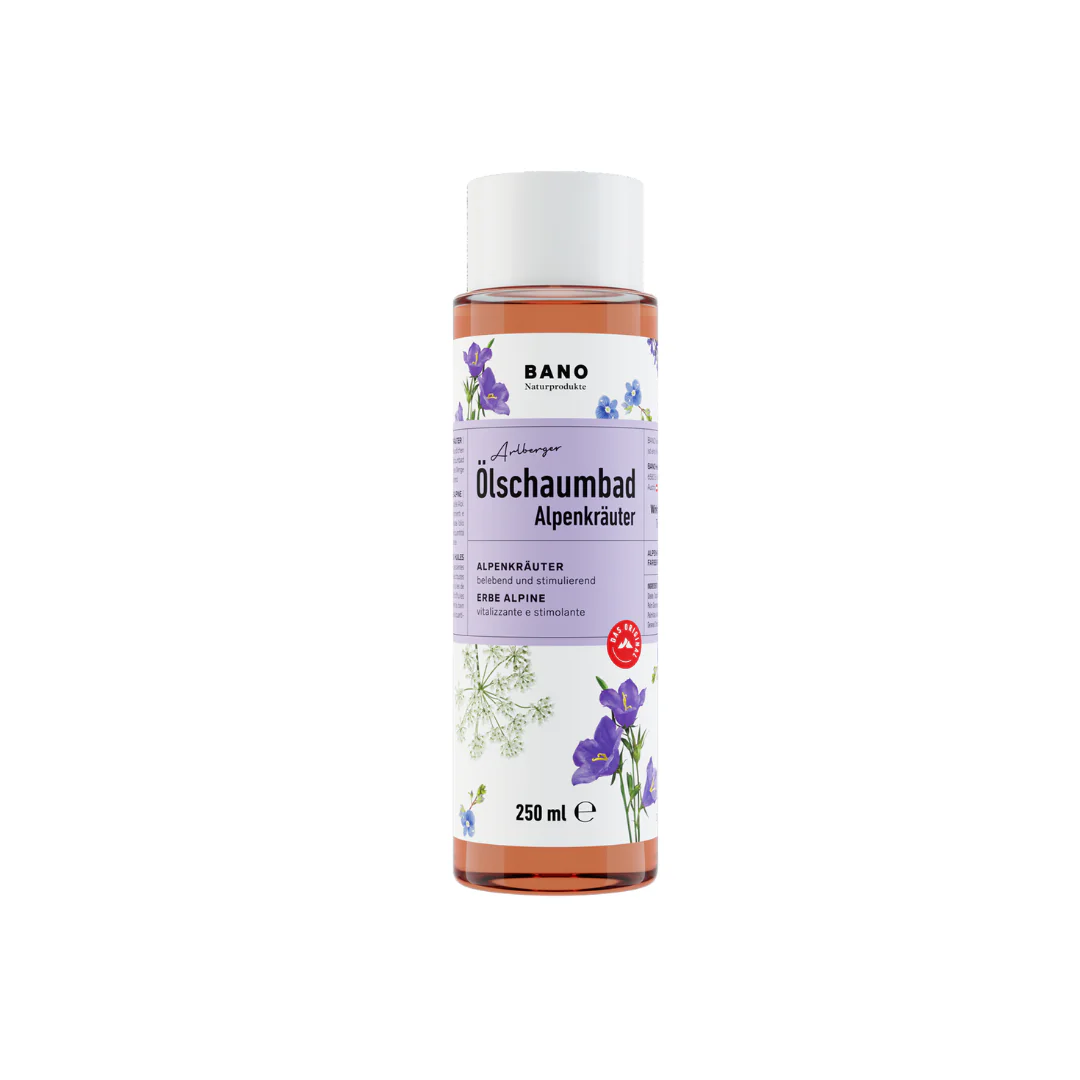 Alpine Herbs, vahutav vanniõli alpi taimedega, 250ml