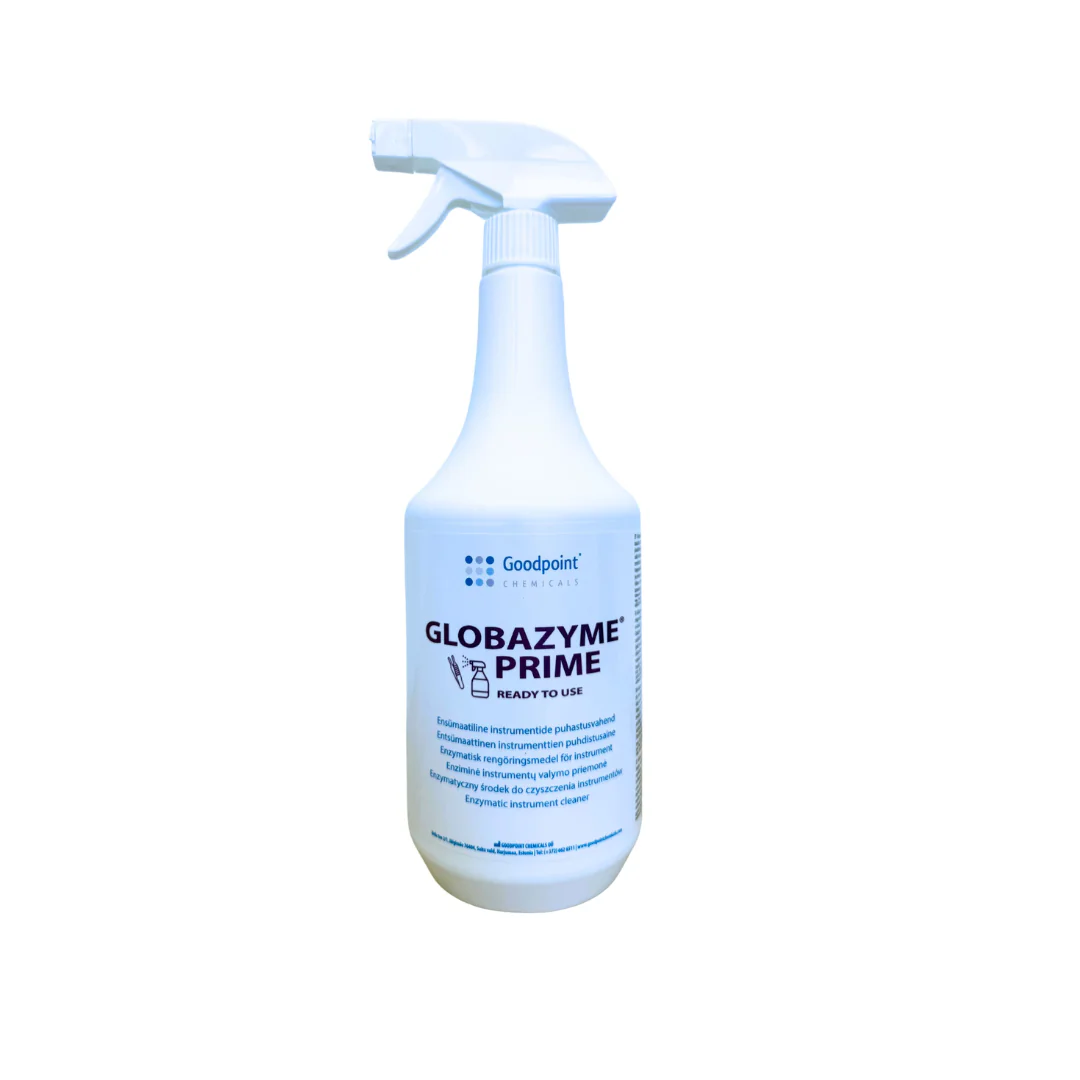 Globazyme®Prime, 1l foam spray, neutraalne ensümaatiline pesuvahend instrumentidele.