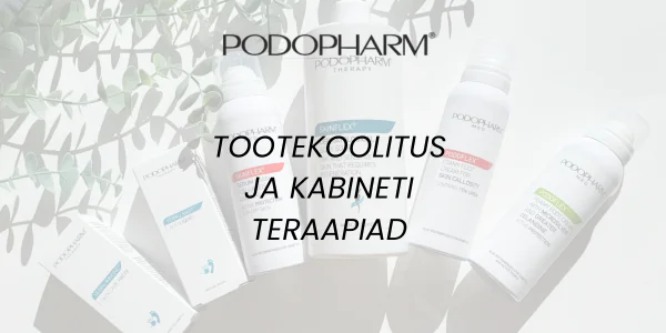 17.03.2026 PODOPHARM tootekoolitus ja kabinetiteraapiad