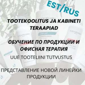14.04.2026 PODOPHARM tootekoolitus ja kabinetiteraapiad EST/RUS
