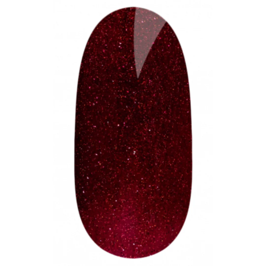 Magnetic kassisilmaefektiga geellakk Satin Ruby (12ml)