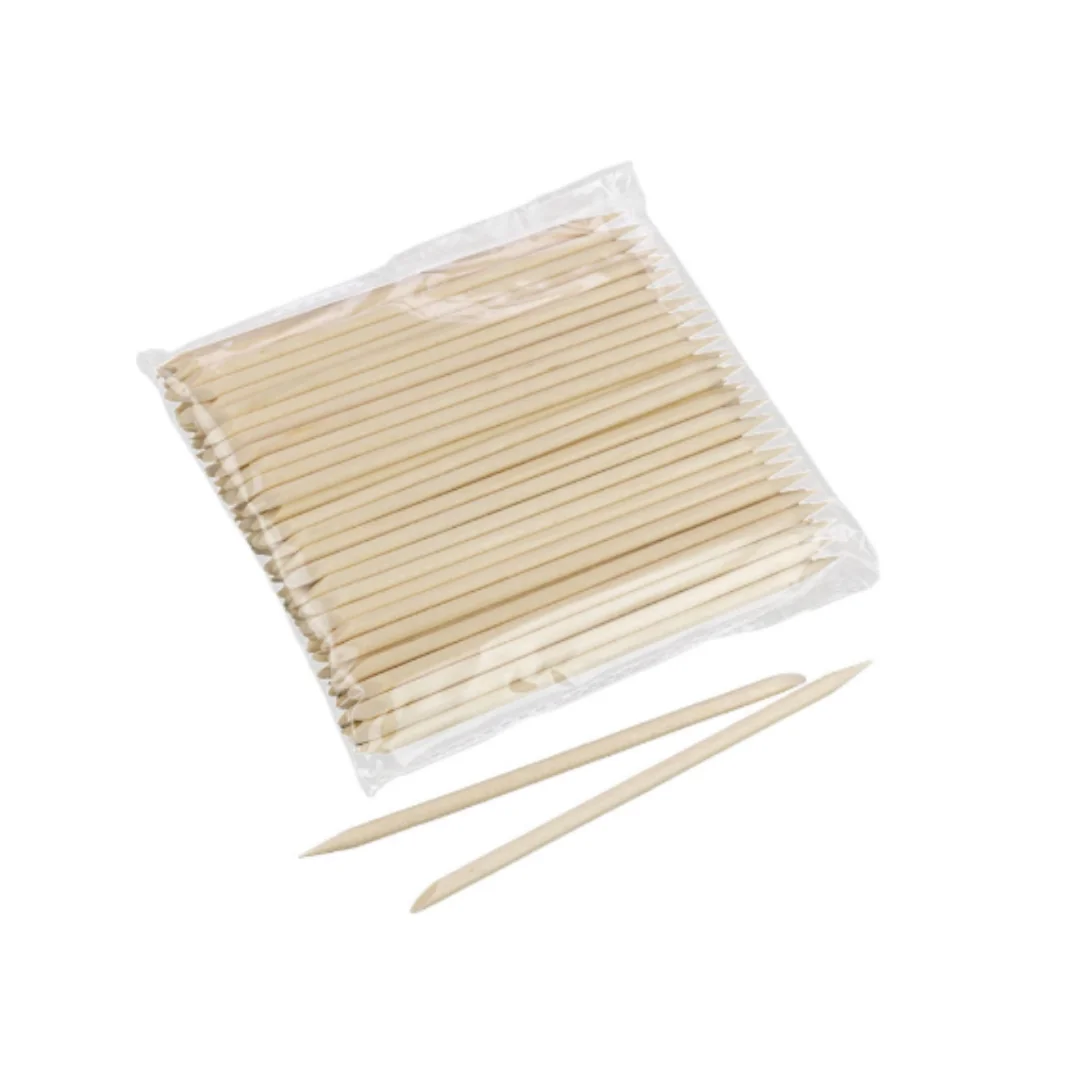 Puidust maniküüripulgad (10 või 100 tk), küünenahalükkajad - Image 2